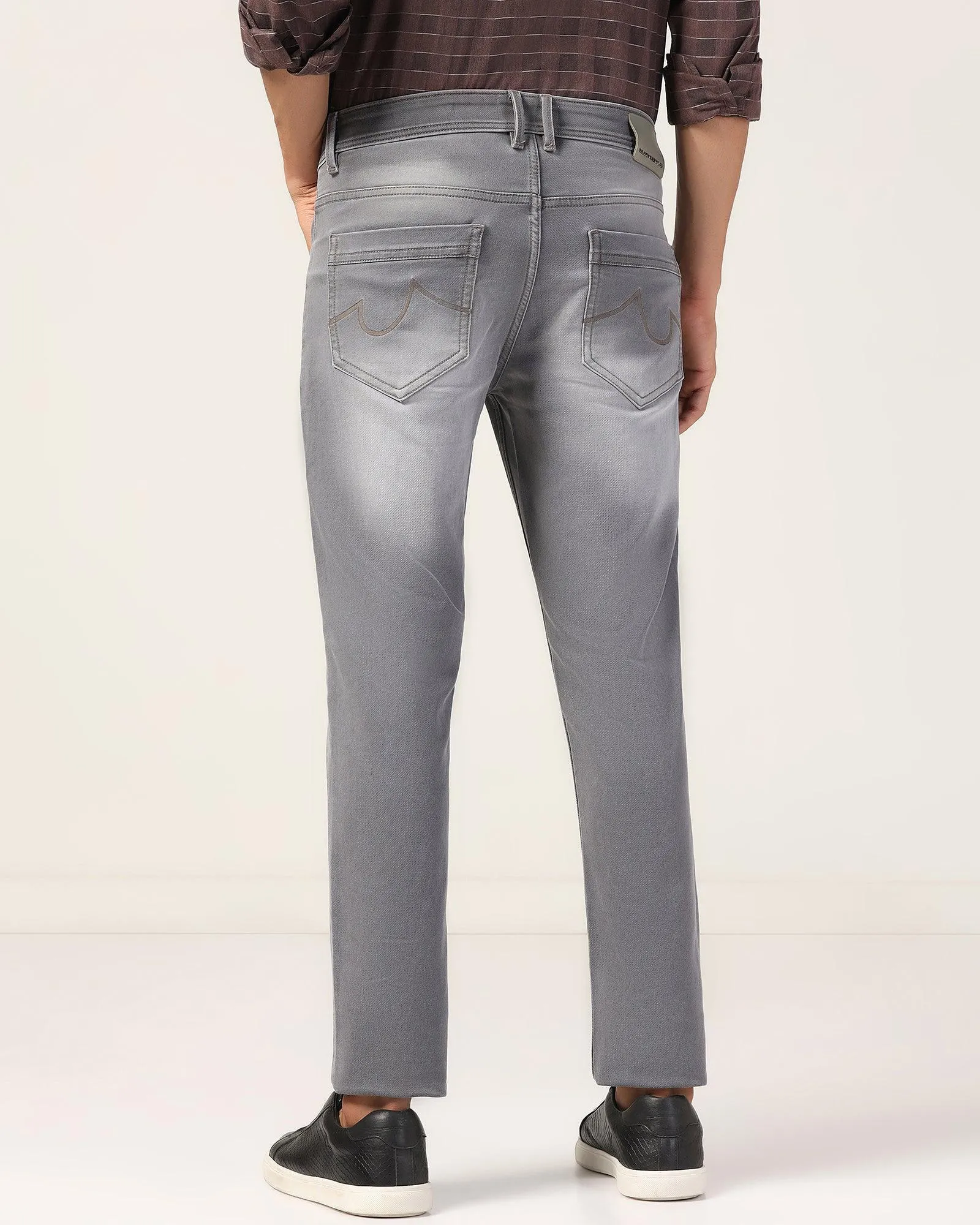 Ultrasoft Slim Comfort Buff Fit Grey Jeans - Edgar